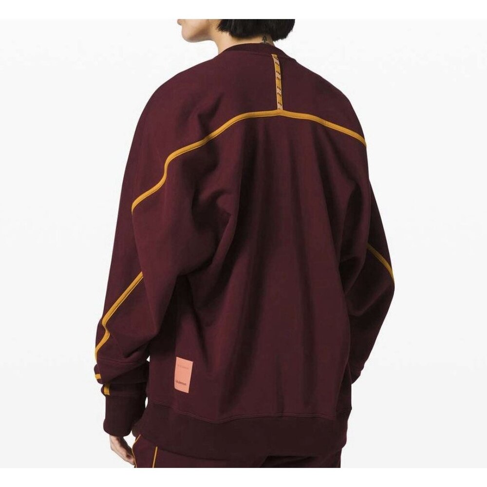 Lululemon Roksanda Face Forward Sweatshirt Women's Size Small Garnet Fools Gold - Picture 2 of 10